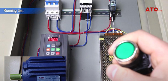 Variable frequency drive run