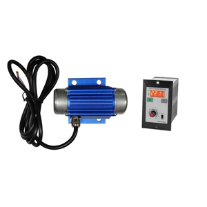 Vibration motor variable speed display control
