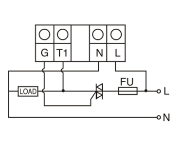 Wiring Diagram of SCR Voltage Regulator Model G2A