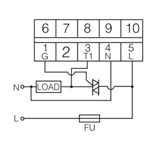 Wiring Diagram of SCR Voltage Regulator Model G2B
