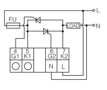 Wiring Diagram of SCR Voltage Regulator Model G3A