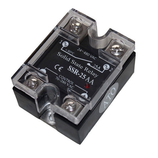 Solid state relay SSR-25AA, 25A 70-280V AC to AC