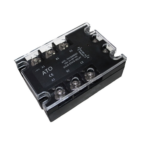 Solid state relay, 3 phase,  SSR-120AA, 120A 70-280V AC to AC
