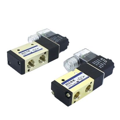 Pneumatic Solenoid Valve, 3 Way, Normally Closed, 12V/24V/110V/220V