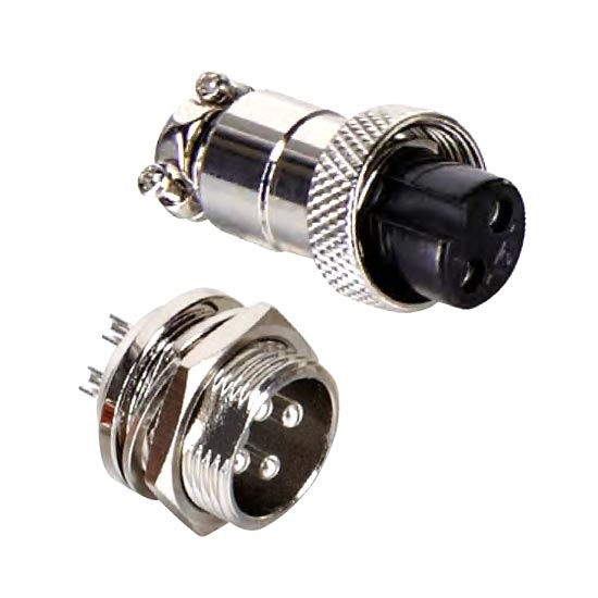 Circular Connector, 2/3/4/5/6/7/8/9/10 Pin, M16