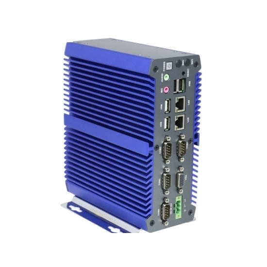 Fanless Embedded Industrial PC, 3865U dual core 1.8 GHz, 4 COM