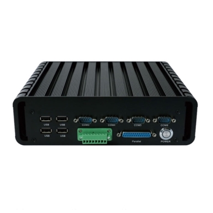 Fanless Embedded Industrial PC, core i3 i5 i7, 6 COM, 2 LAN