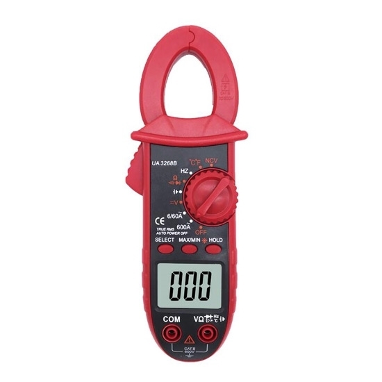 Mini Clamp Meter, AC Current 600A, NCV/TRMS/Capacitance/Temperature Function