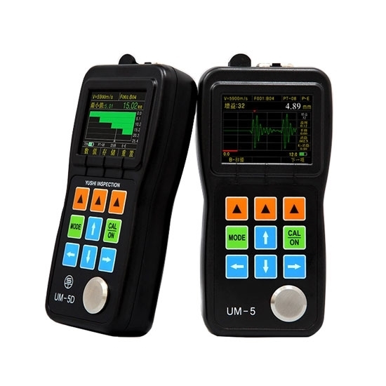 Tester Thickness Gauge LCD Backlight Digital Ultrasound for Measuring Steel and Glass Pipes