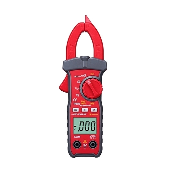 AC/DC Mini Clamp Meter with NCV/TRMS/Temperature/Capacitance