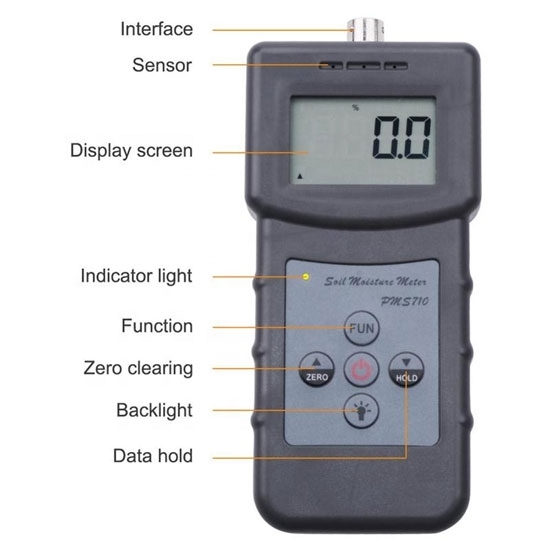 Portable Digital Soil Moisture Meter