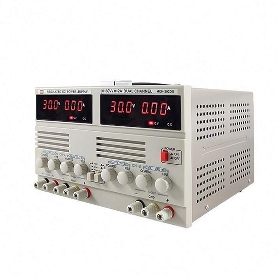 2A/3A/5A 30V Adjustable DC Power Supply, 2-Channel