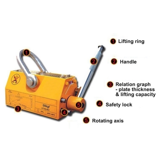Permanent Lifting 100kg/600kg/1000kg/2 ton/5 ton