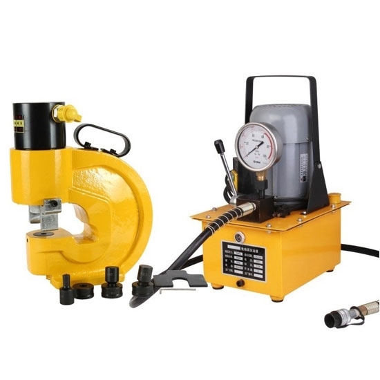 Portable Hydraulic Sheet Metal Hole Punch 35 Ton