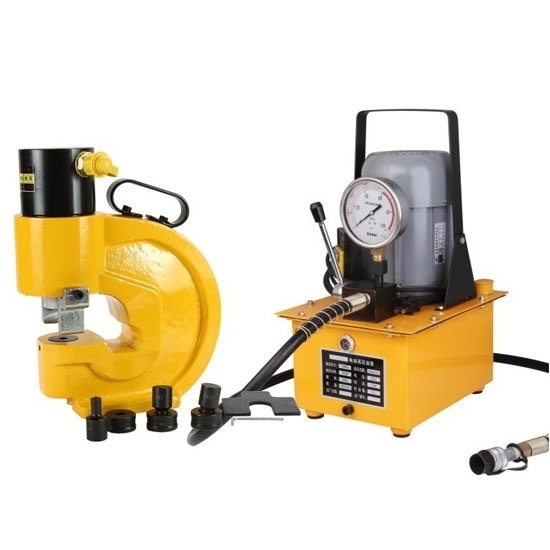 Portable Hydraulic Sheet Metal Hole Punch 35 Ton