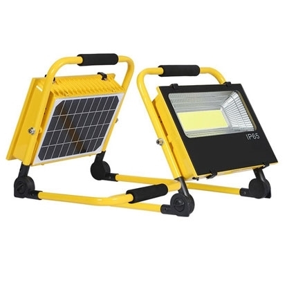 50W Portable Rechargeable LED Solar Work Light