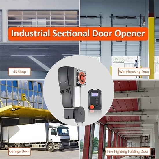 1kW Industrial Door Opener, 150Nm, 55m² Area, 7m
