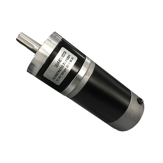 Brushed DC Motor with Gearbox, 3000rpm, 12V/24V, 57mm