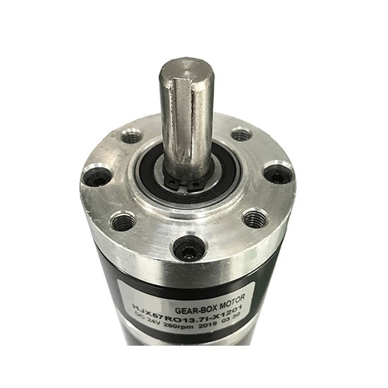 Brushed DC Motor with Gearbox, 3000rpm, 12V/24V, 57mm