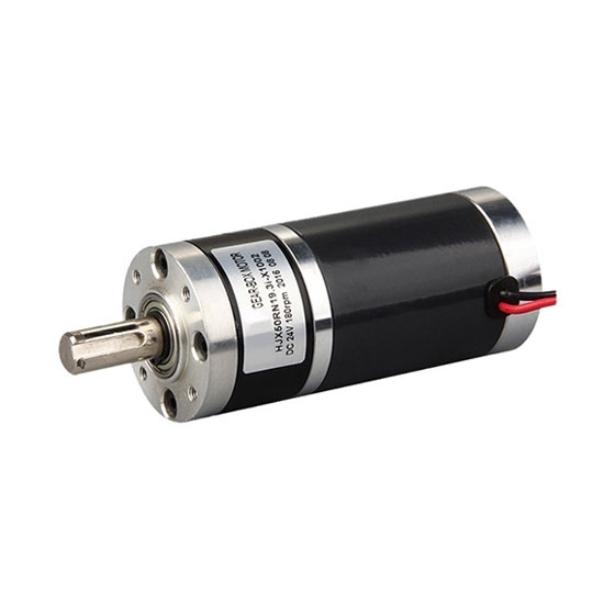 Brushed DC Motor with Gearbox, 3200rpm, 12V/24V, 50mm