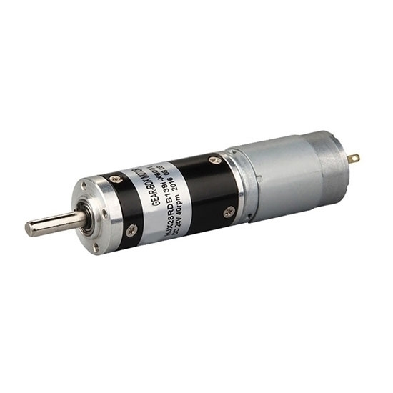 Brushed DC Motor with Gearbox, 7000rpm, 12V/24V, 28mm