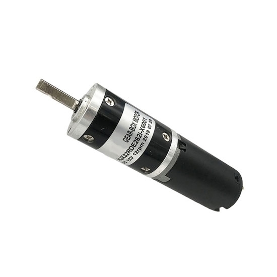 Brushed DC Motor with Gearbox, 2800rpm, 12V/24V, 32mm
