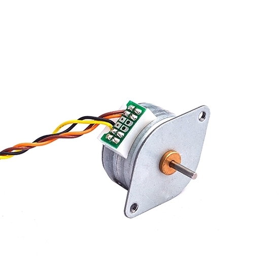 Small Stepping Stepper Motor DC 24V 2-Phase 6-Wire Strong Magnetic 18 Degree 
