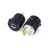 Picture of 30A 250V Locking Plug, 2 Pole 3 Wire