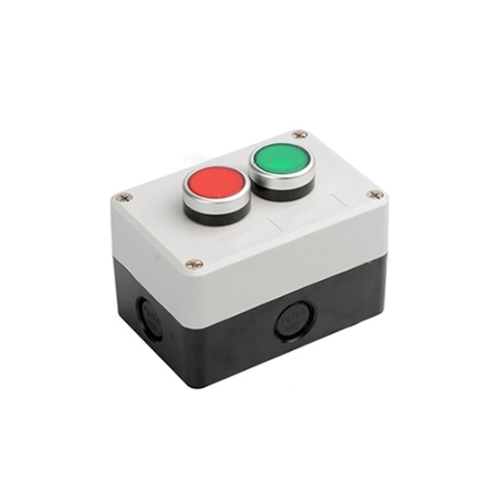 Plastic Push Button Switch, 1 NC+1 NO, 10 A