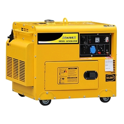 5kW (6kVA) Silent Diesel Generator, 1 Phase/3 Phase