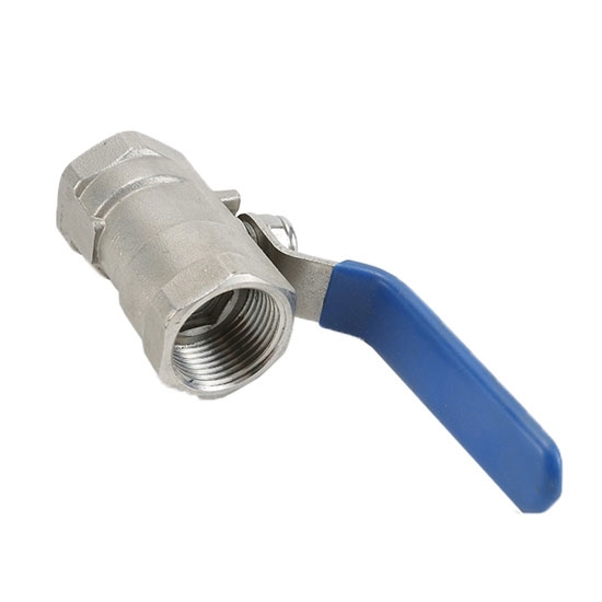 1 Piece Stainless Steel Ball Valve, 3/8 Inch