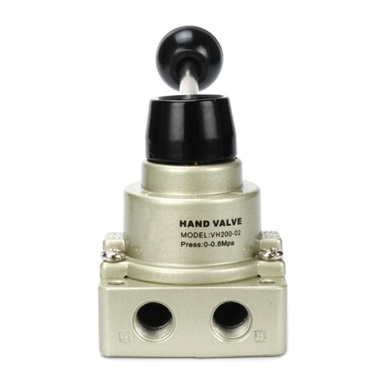 thumbnail image 2 of SGPC K34R6-8D 3-Position 4-Way G1/4 Pneumatic Hand Lever Valve - Industrial Air Control 2 of 5