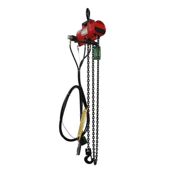 500 lb. 10 ft. Air Chain Hoist