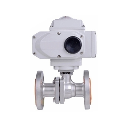 5" Electric Actuated Flanged Ball Valve, 2 Way/ 3 Way