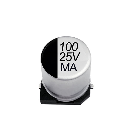 thumbnail image 2 of CX 100x 10uF 25V SMD Aluminum Electrolytic Capacitors – 4x5mm, ±20%, 105°C 2 of 5