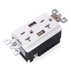 Picture of 20 amp USB Wall Outlet, Electrical Receptacle