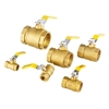 Picture of 1-1/4" Brass Ball Valve, 2 Piece