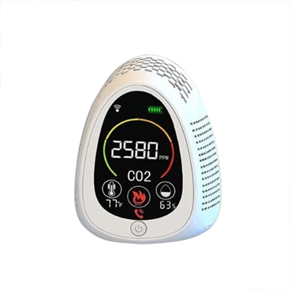 Smoke & Carbon Dioxide (CO2) Detector, Wifi/ Smoke Alarm