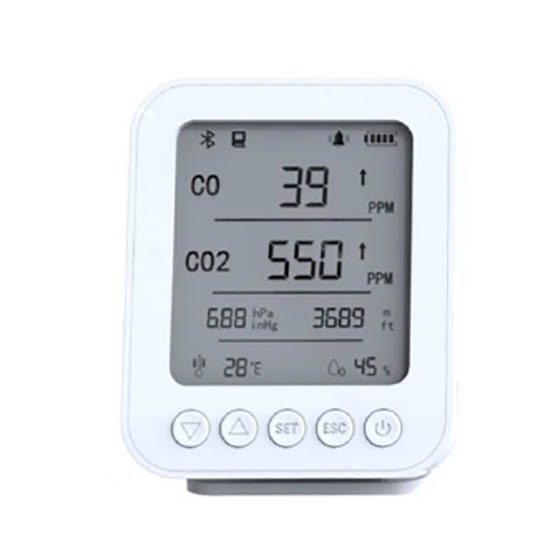 Air Quality Monitor, CO/ CO2/ Temperature/ Humidity
