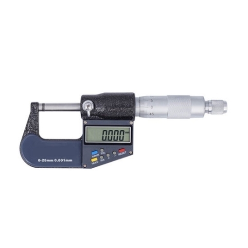 01" Range Digital Micrometer, 0.00007 Inch Accuracy