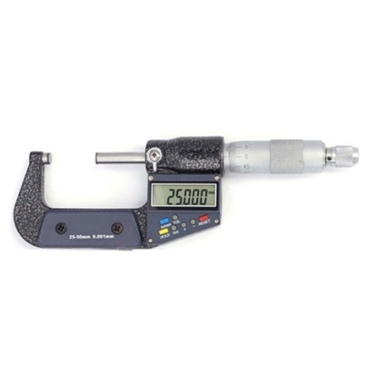 1-2" Range Digital Micrometer, 0.00007 Inch Accuracy