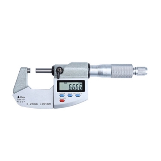 0-1" Range Digital Micrometer, 0.00005 Inch Accuracy