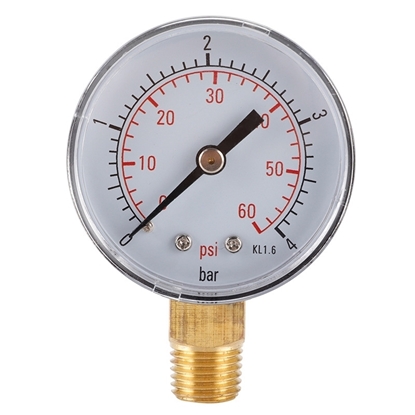 0~30 psi Pressure Gauge, 0 to 2 bar