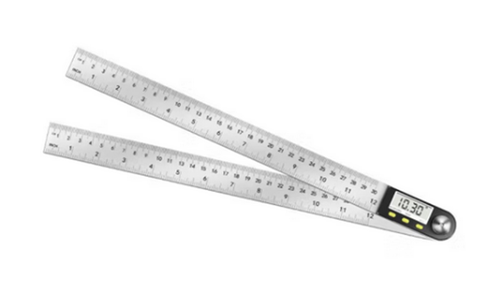 2 in 1 Digital Angle Finder Protractor, 200mm