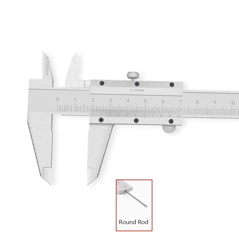 100 mm Vernier Caliper, 0.02 mm Reading