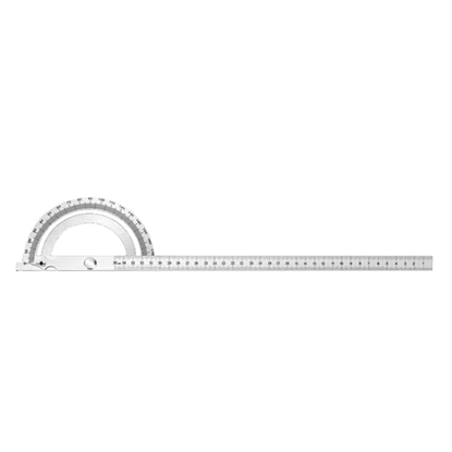 Adjustable Stainless Steel Angle Protractor, 200x400mm