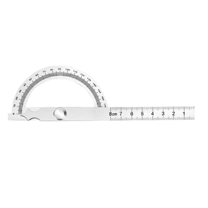 Adjustable Stainless Steel Angle Protractor, 80x120mm