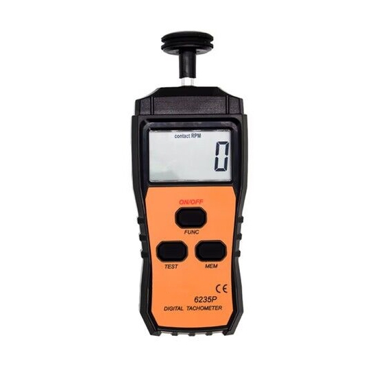 Handheld Digital Contact Tachometer, 1 rpm1999 rpm