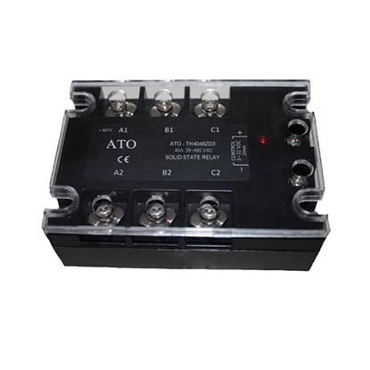 Solid state relay, 3 phase,  SSR-100DA, 100A 3-32V DC to AC