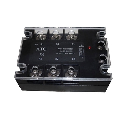 Solid state relay, 3 phase,  SSR-120DA, 120A 3-32V DC to AC